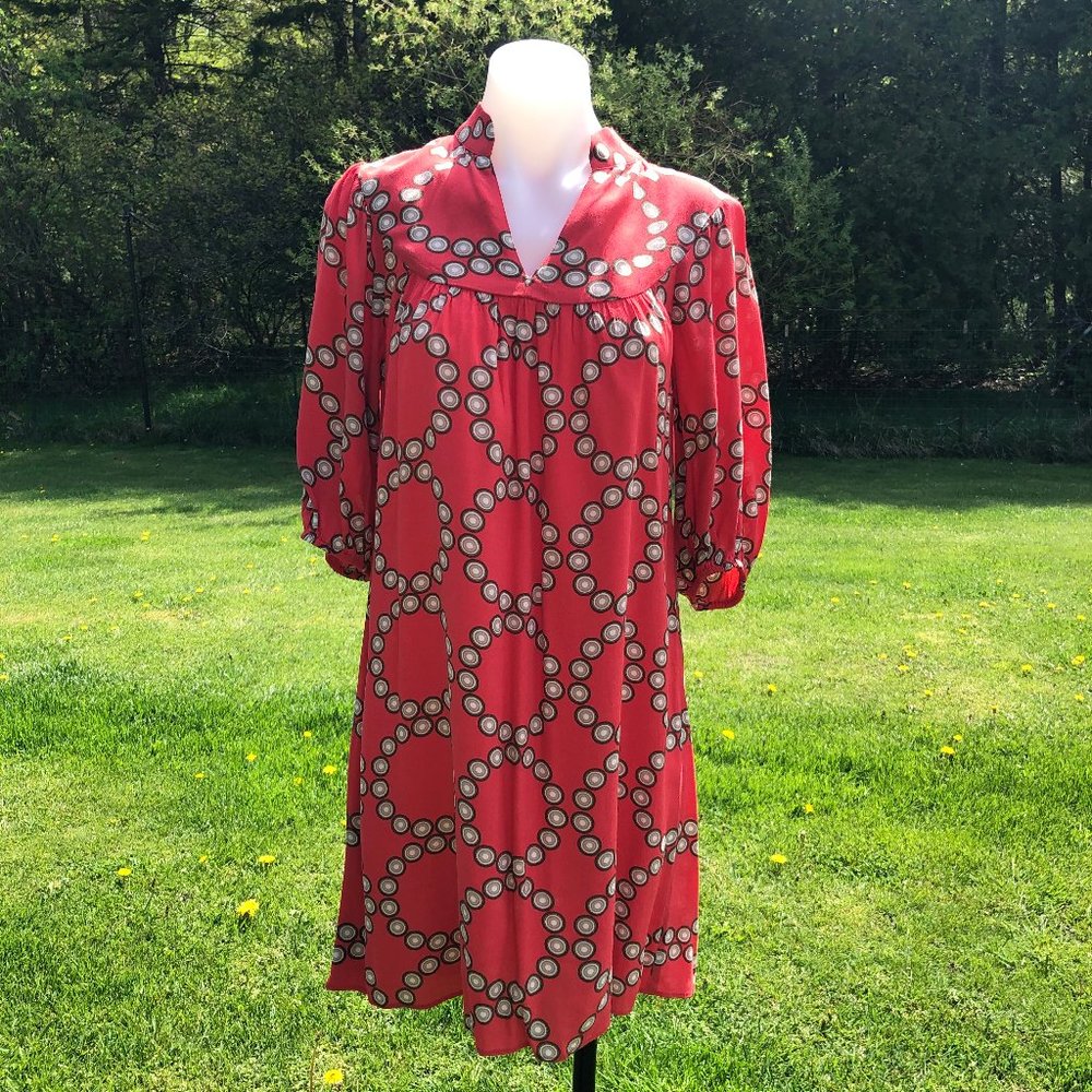 Coral Circle Dress